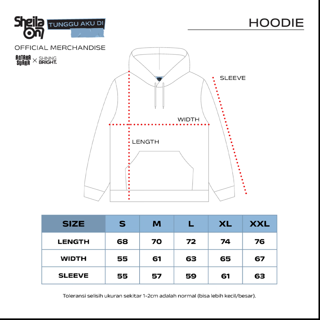 SHEILA ON 7 HOODIE - SO7 TUNGGU AKU DI TOUR