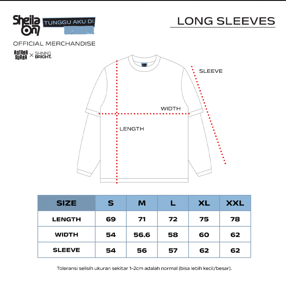 SHEILA ON 7 LONGSLEEVE DOUBLE LAYERED - SO7 TUNGGU AKU DI