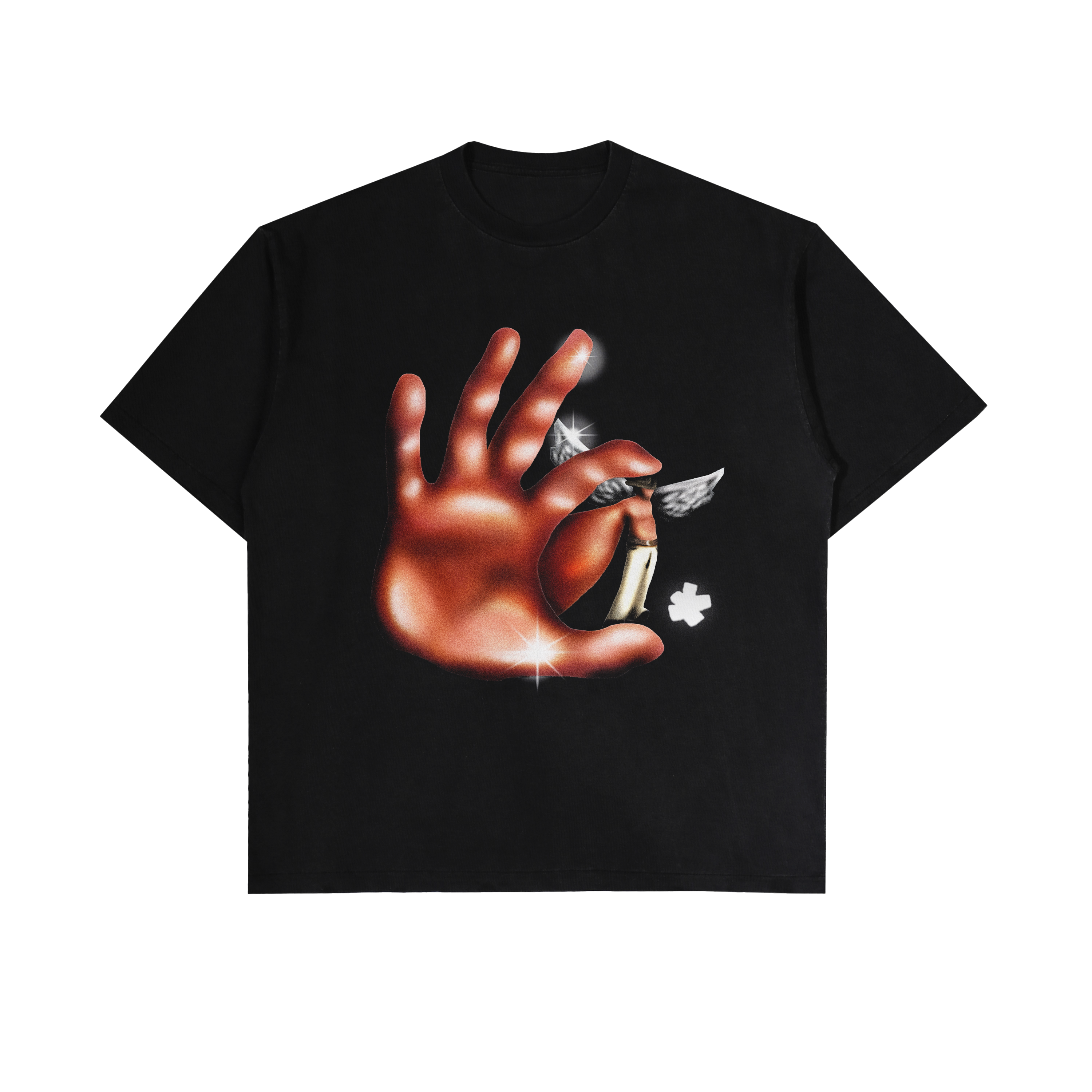 ENVY* LOOK MAMA I CAN FLY - T-SHIRT [BLACK] + BANDANA