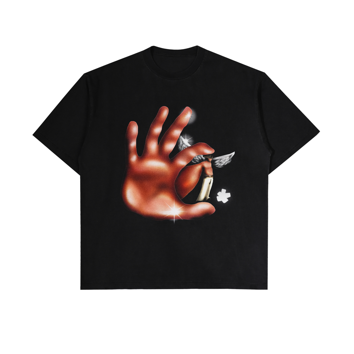 ENVY* LOOK MAMA I CAN FLY - T-SHIRT [BLACK] + BANDANA