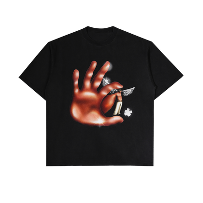 ENVY* LOOK MAMA I CAN FLY - T-SHIRT [BLACK] + BANDANA