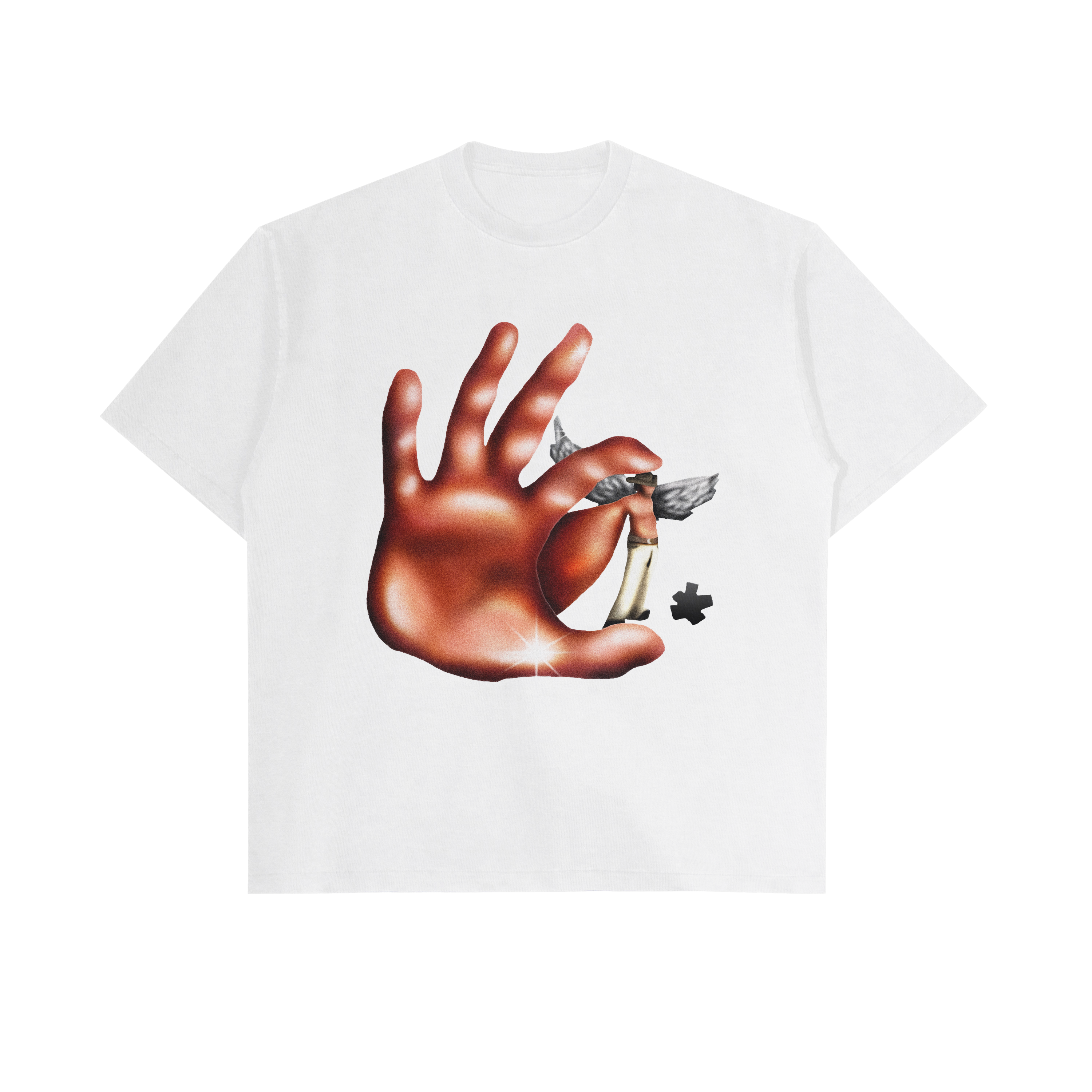 ENVY* LOOK MAMA I CAN FLY - T-SHIRT [WHITE] + BANDANA